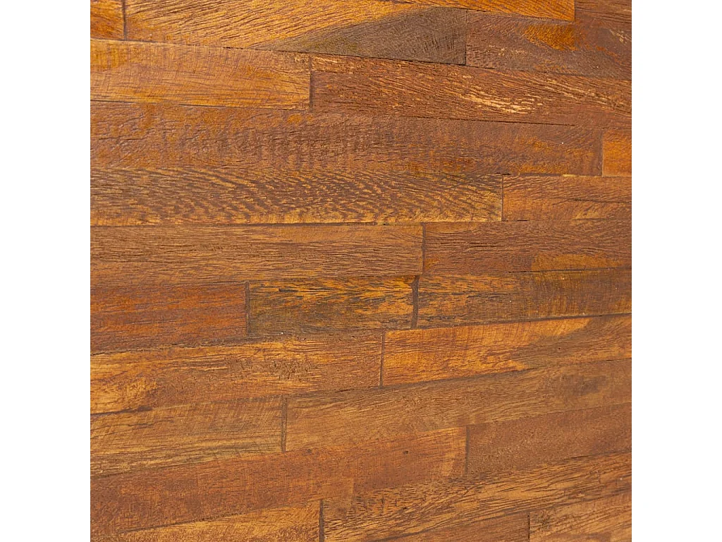 Mesa de centro de madera maciza de teca 110x45x38 cm