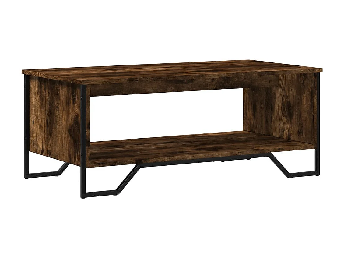 Mesa de centro 100x51x40 cm derivados madeira carvalho fumado