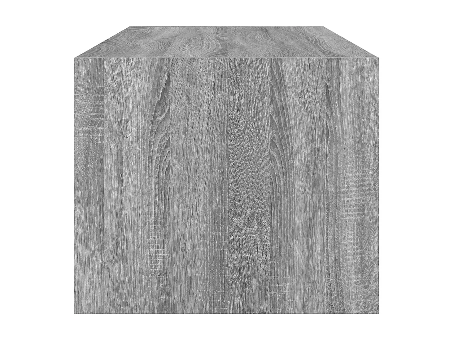 Tavolino da Salotto con Ante in Vetro Grigio Sonoma 102x50x42cm