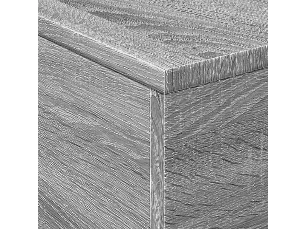 Tavolino da Salotto con Luci LED Grigio Sonoma 50x50x40 cm