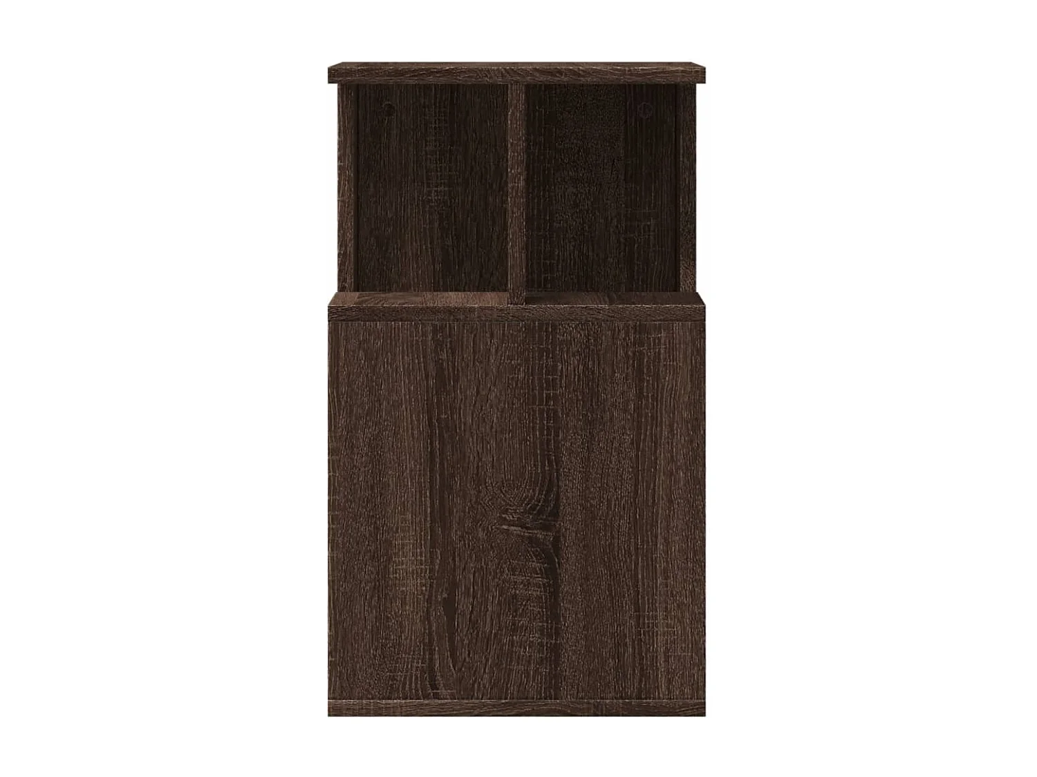 Mesa de apoio 35x35x60cm derivados de madeira carvalho castanho