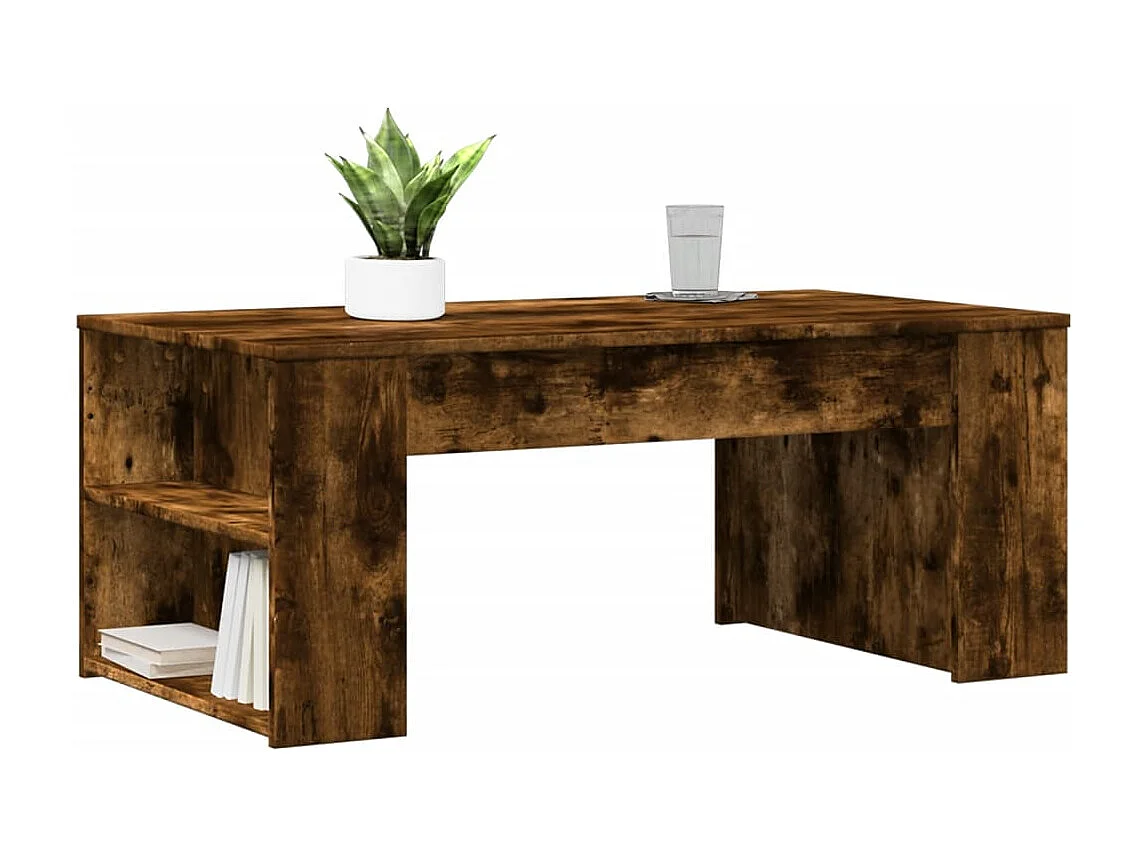 Couchtisch Räuchereiche 102x55x42 cm Holzwerkstoff