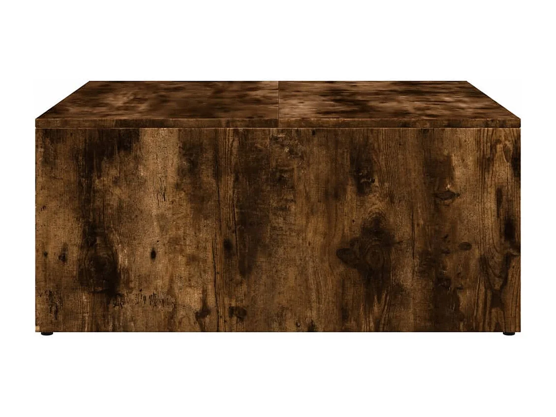 Mesa centro encastrar 2pcs deriv. madeira/metal carvalho fumado