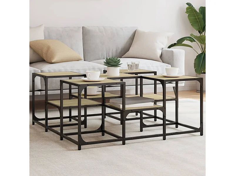 Couchtisch Sonoma-Eiche 91x91x40 cm Holzwerkstoff