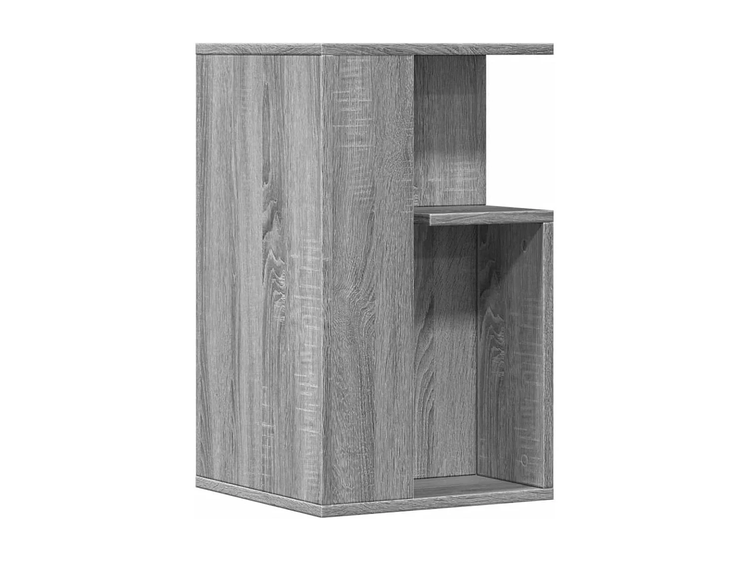 Table d'appoint sonoma gris 35x35x60 cm bois d'ingénierie