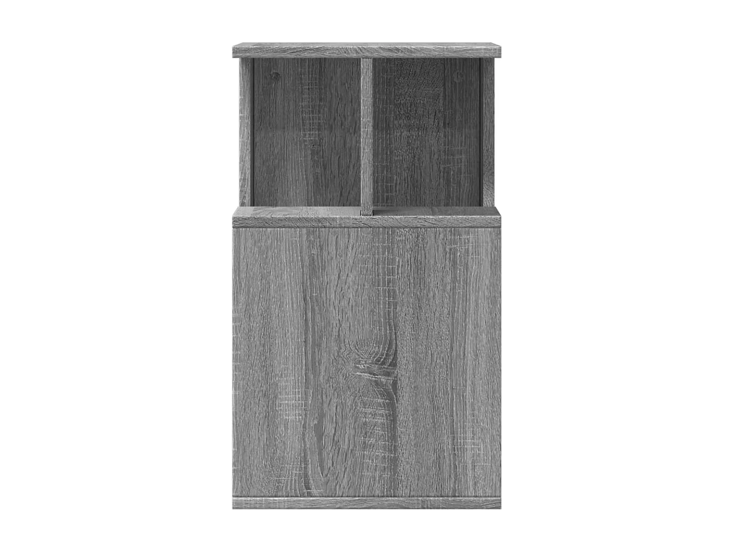 Table d'appoint sonoma gris 35x35x60 cm bois d'ingénierie