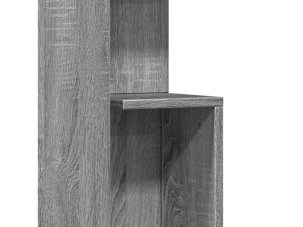 Table d'appoint sonoma gris 35x35x60 cm bois d'ingénierie