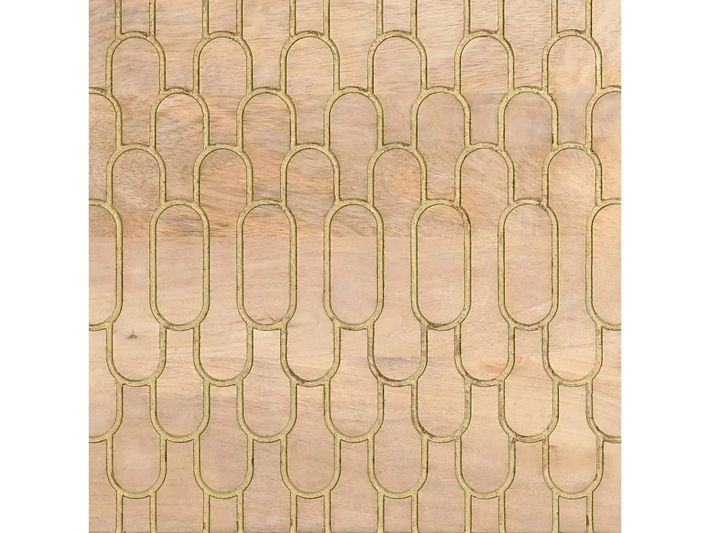 Tavolino da Salotto 80x50x40 cm Legno Massello di Mango