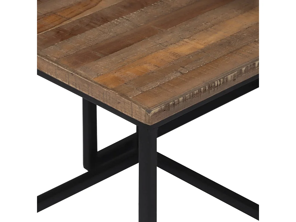 Satztische 3 Stk. Massivholz Teak