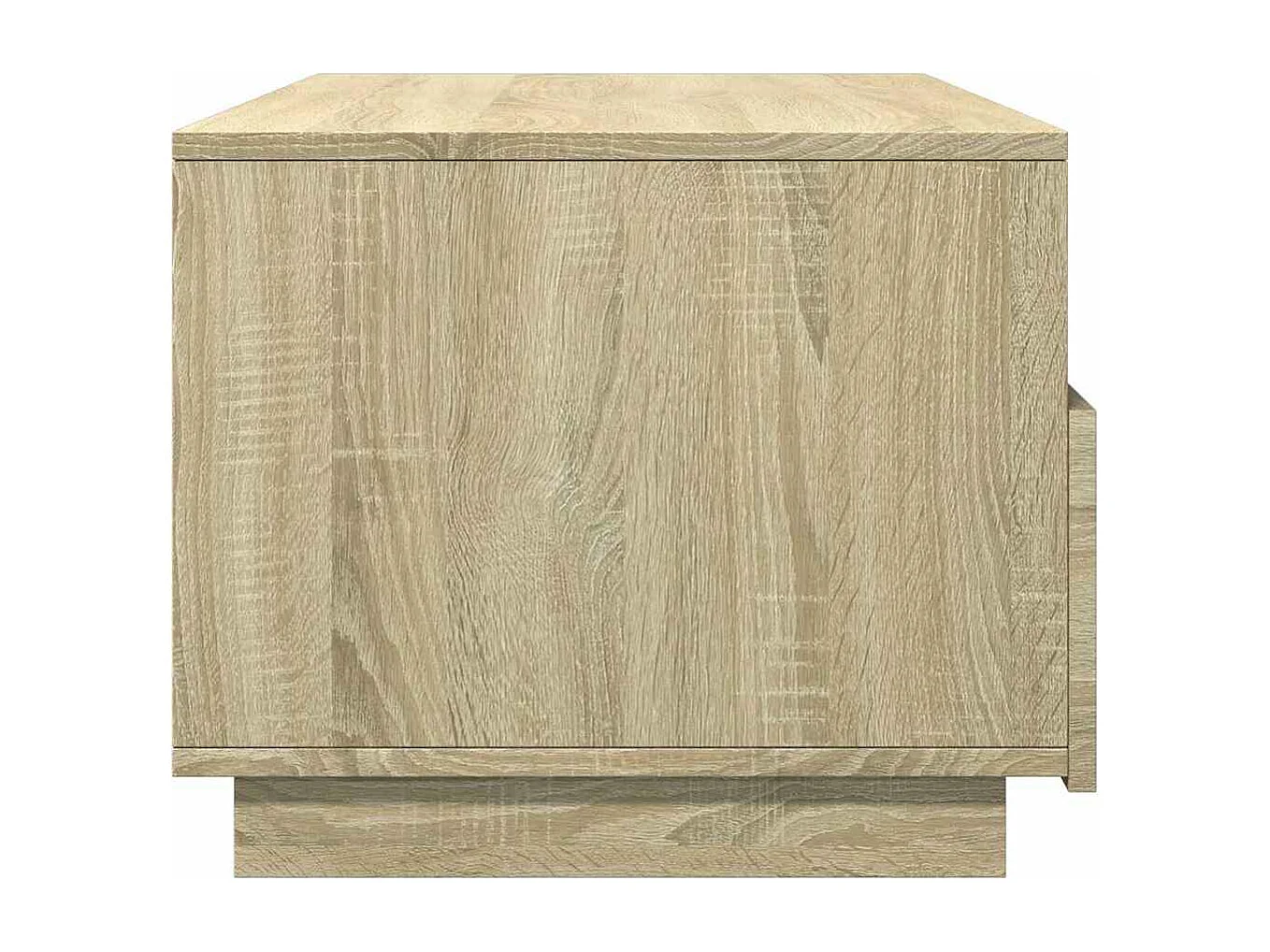 Table basse avec lumières LED chêne sonoma 90x49x40 cm