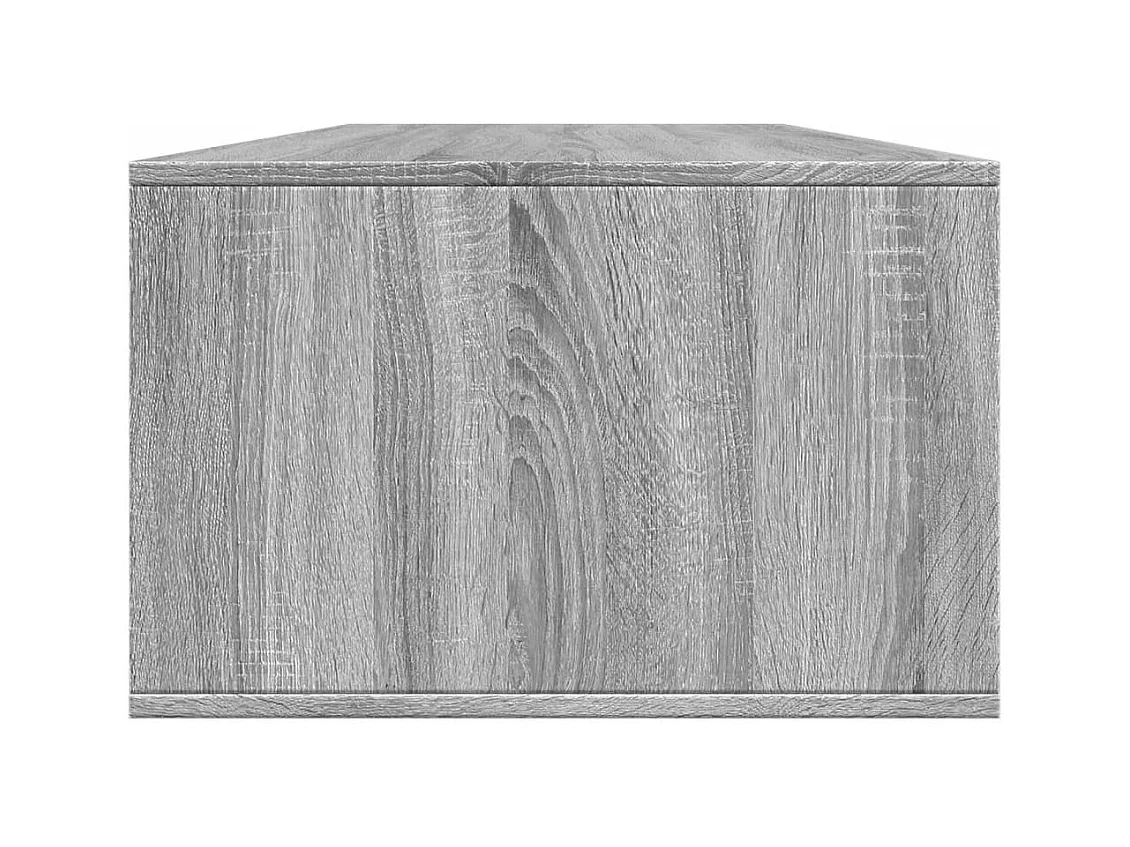Table basse sonoma gris 102x55x35 cm bois d'ingénierie