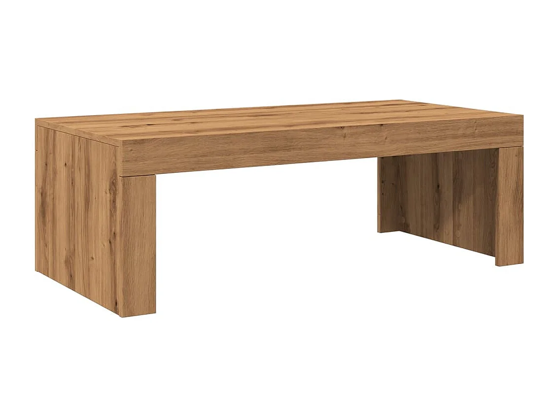 Tavolino Salotto Rovere Artigianale 102x50x35 cm in Truciolato