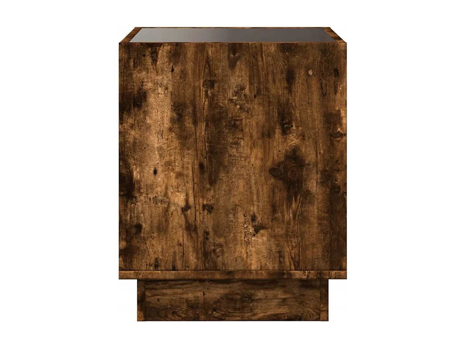 Couchtisch mit Infinity-LED Räuchereiche 50x50x50 cm