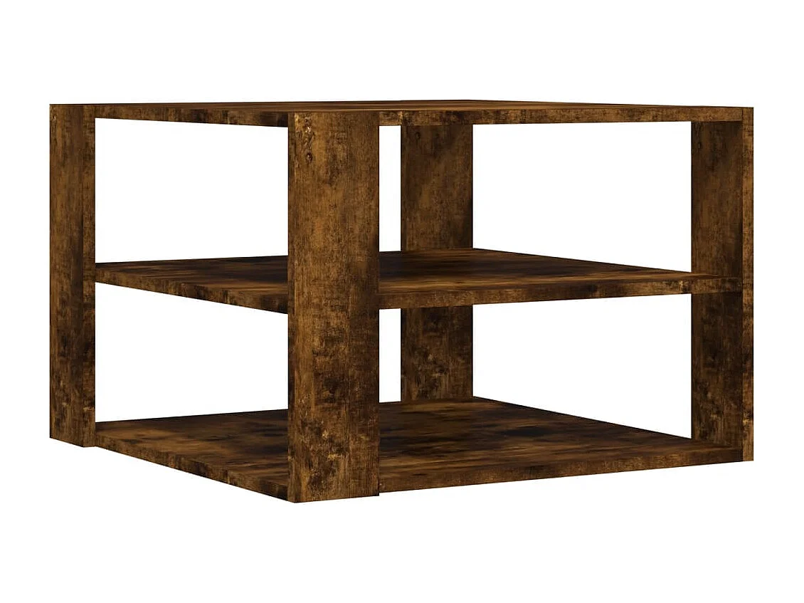 Couchtisch Räuchereiche 59,5x59,5x40 cm Holzwerkstoff