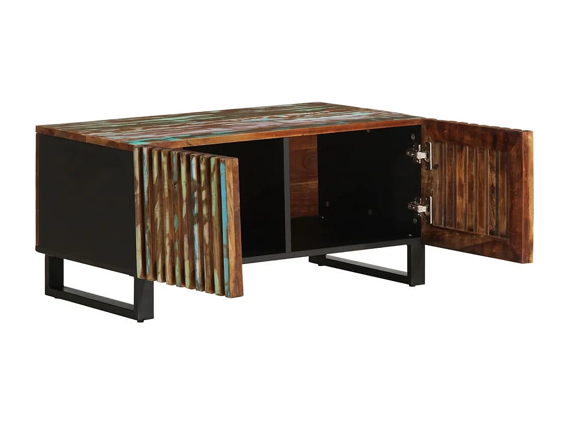 Table basse 80x51x40 cm bois massif d'acacia