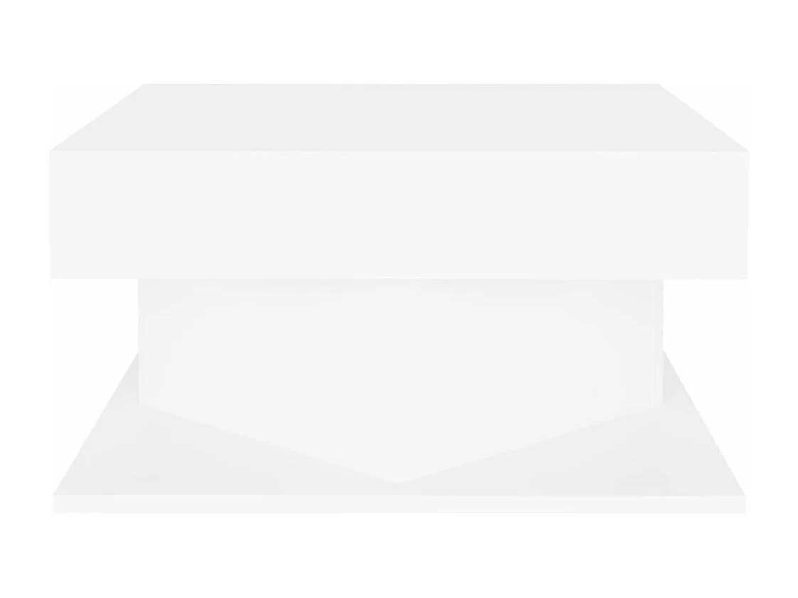 Mesa de centro 57x57x30 cm derivados de madeira branco