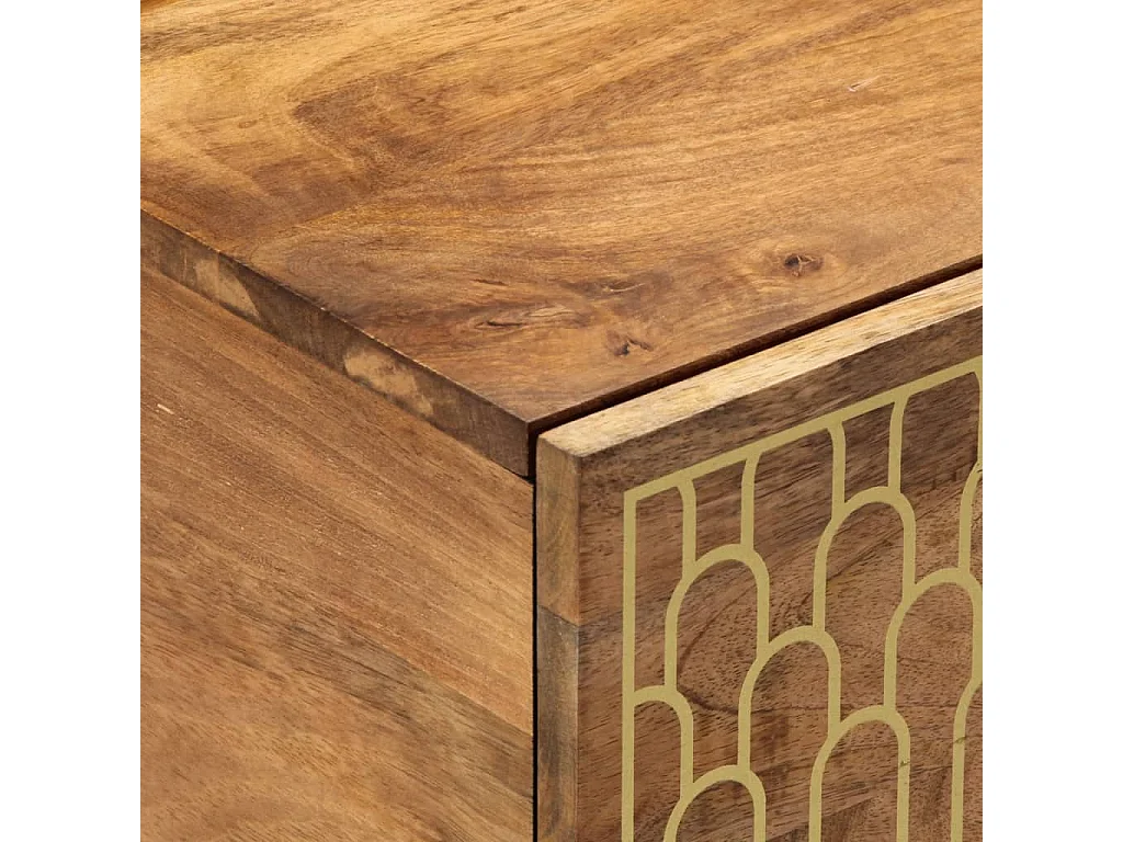 Salontafel 80x50x40 cm massief mangohout