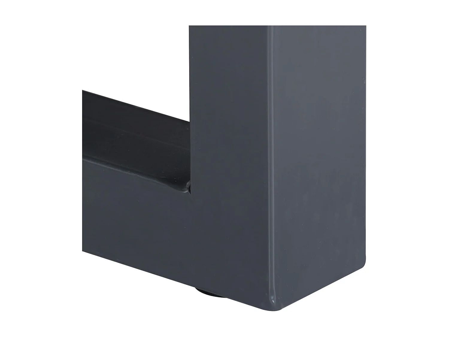 Mesa centro c/ arestas vivas 60x60x40cm acácia maciça cinzento