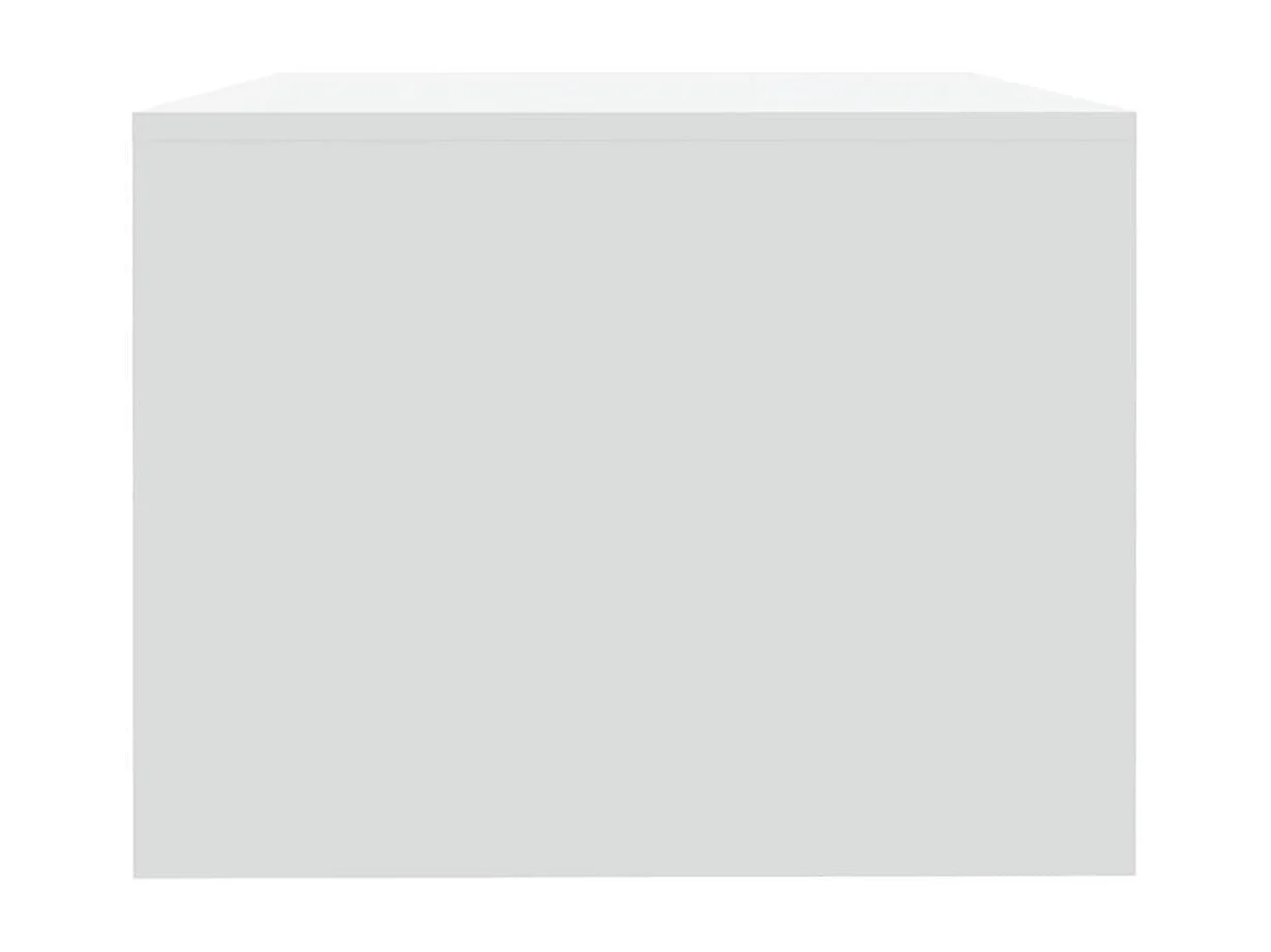 Tavolino da Salotto Bianco 102x55x42 cm in Legno Multistrato