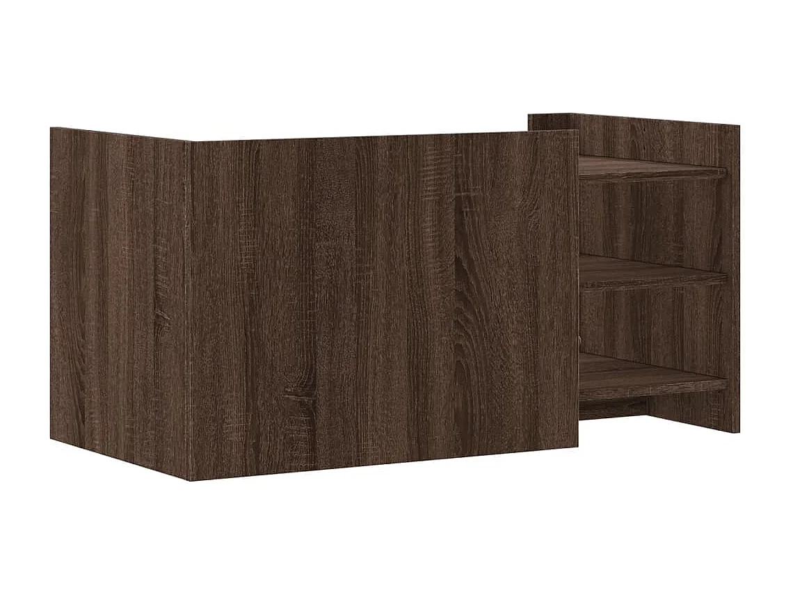 Mesa de centro 100x50x50 cm deriv. madeira carvalho castanho