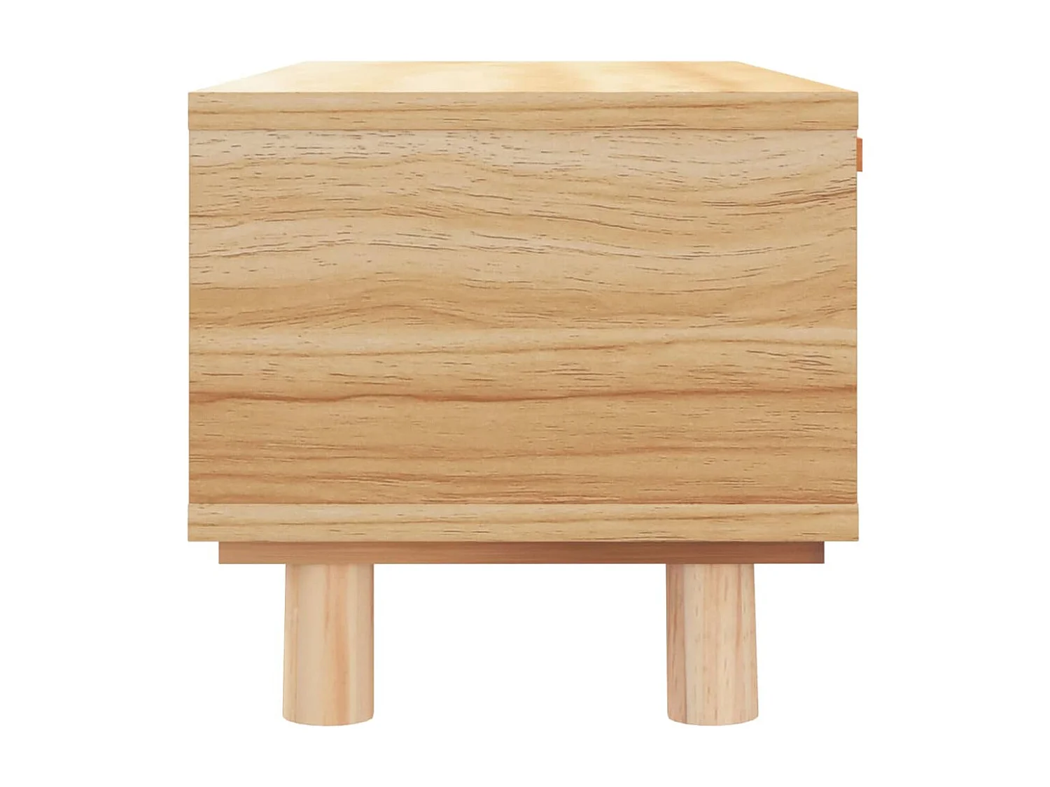 Tavolino Marrone 80x40x30 cm Legno Multistrato e Massello Pino