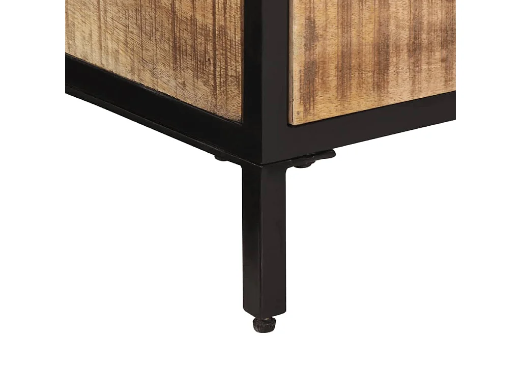 Table basse 90x50x30 cm bois massif de manguier brut