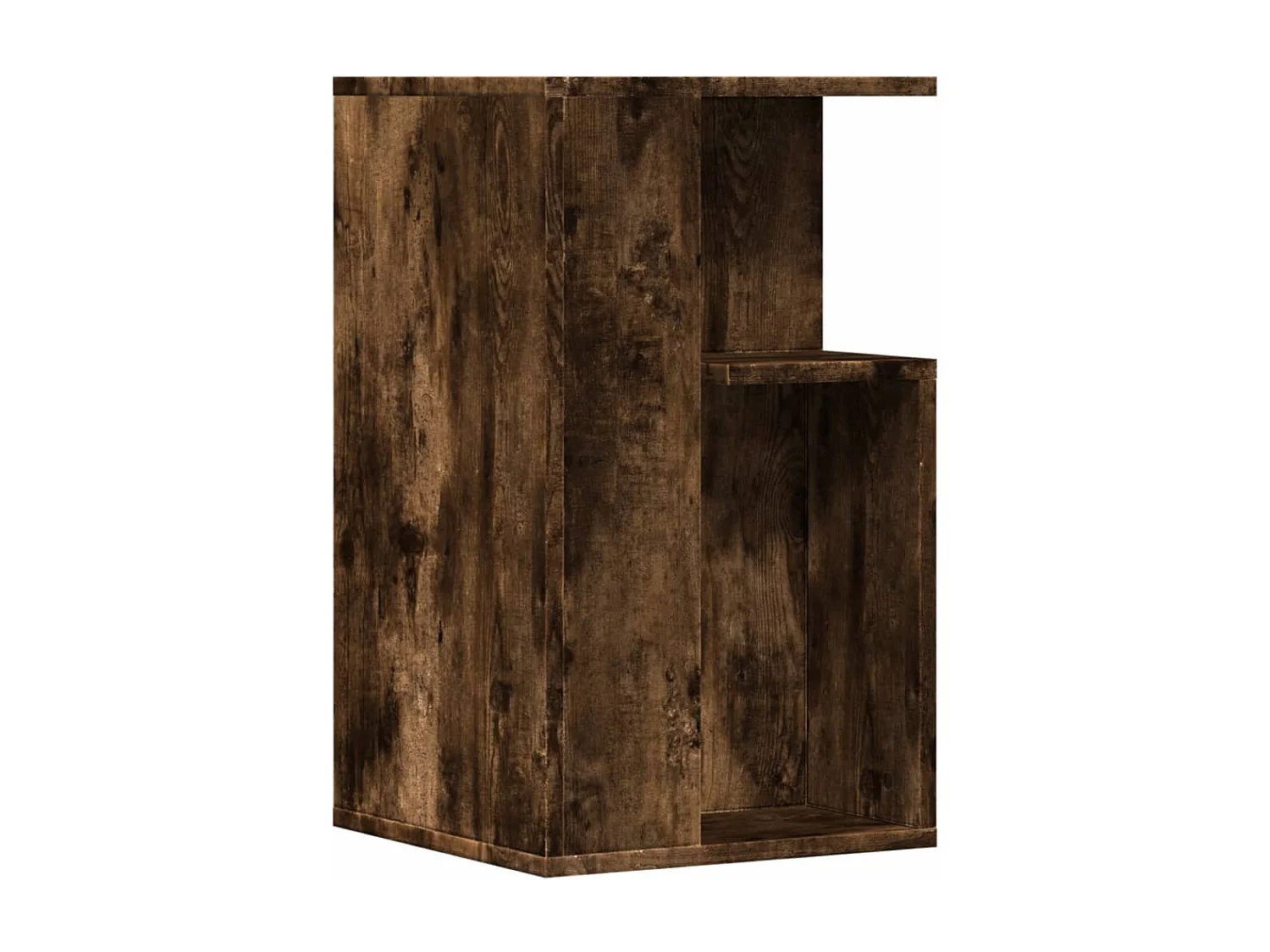 Mesa de apoio 35x35x60 cm derivados de madeira carvalho fumado