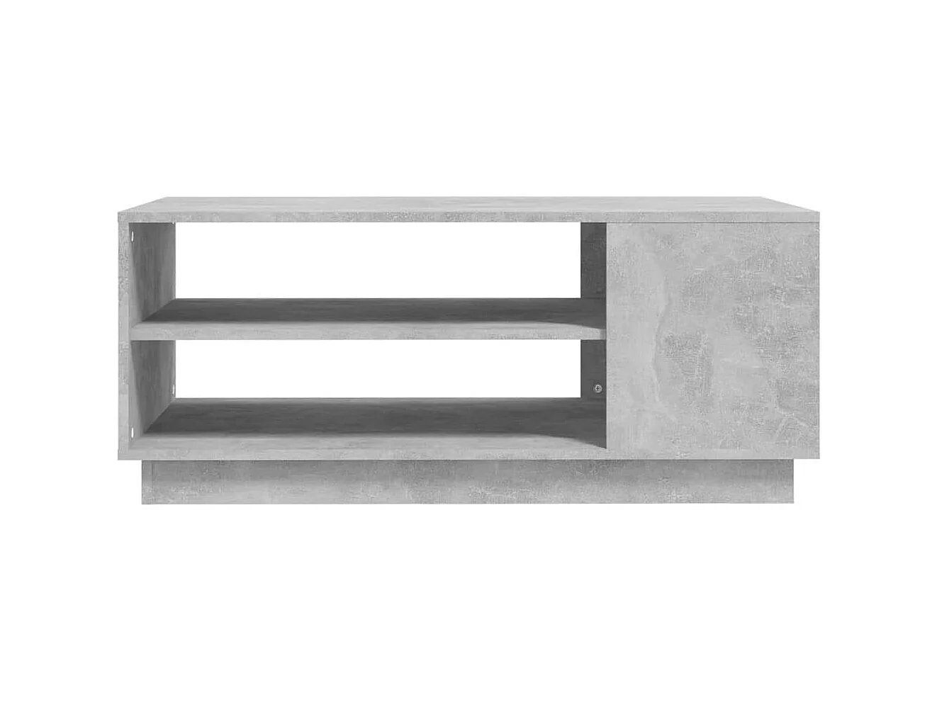 Mesa de centro 102x55x43 cm aglomerado cinzento cimento