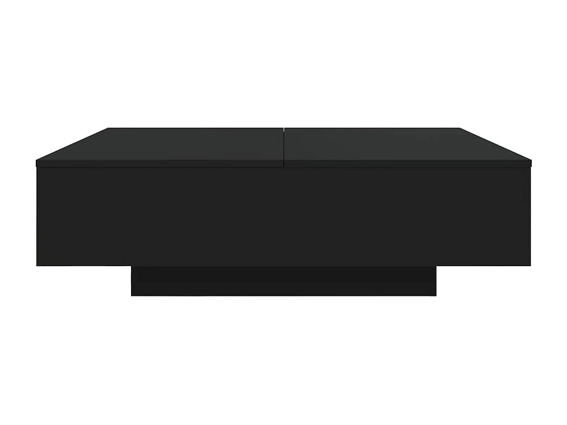 Mesa de centro 100x100x31 cm derivados de madeira preto