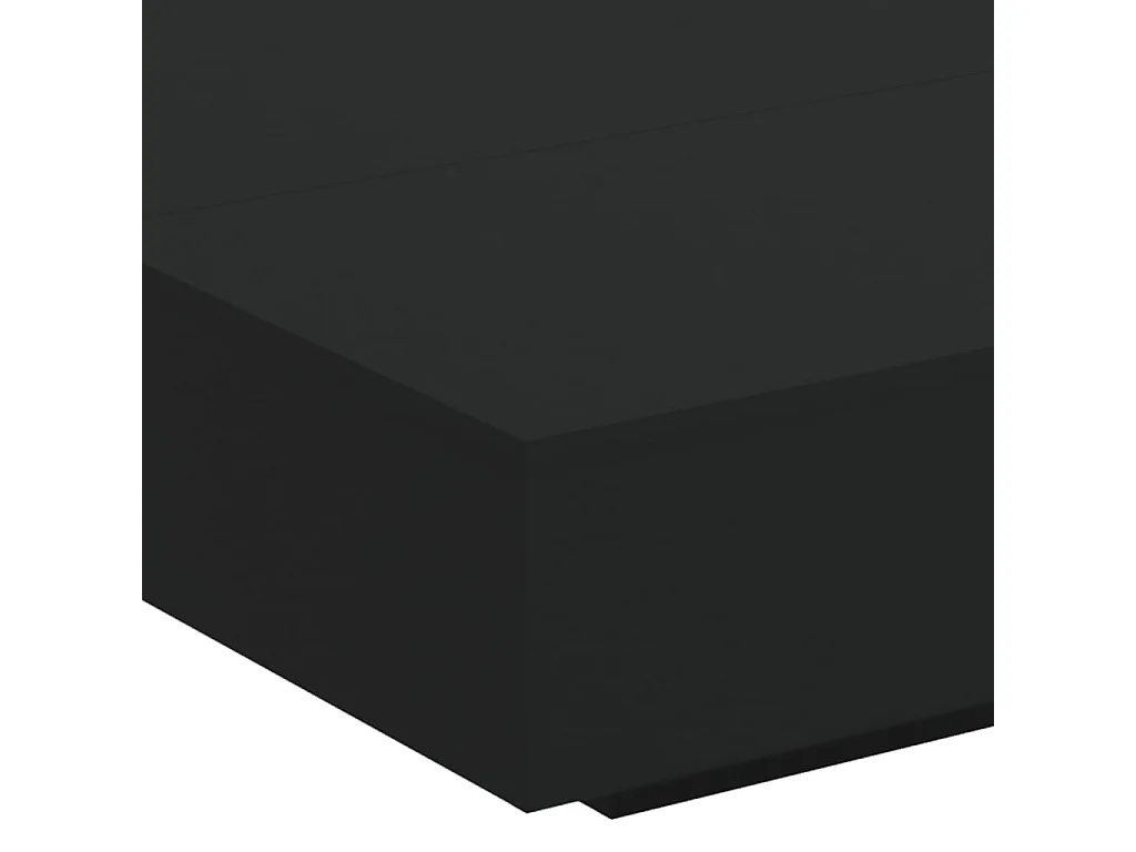 Mesa de centro 100x100x31 cm derivados de madeira preto