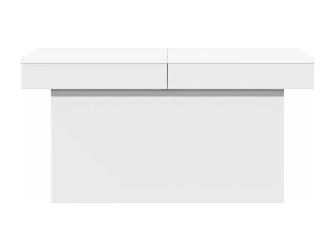 Mesa de centro 80x55x40 cm derivados de madeira branco