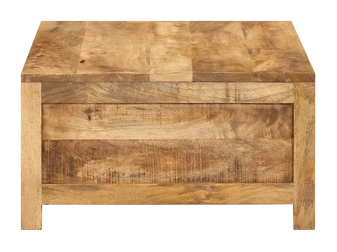 Mesa de centro 80x55x30 cm madeira de mangueira maciça