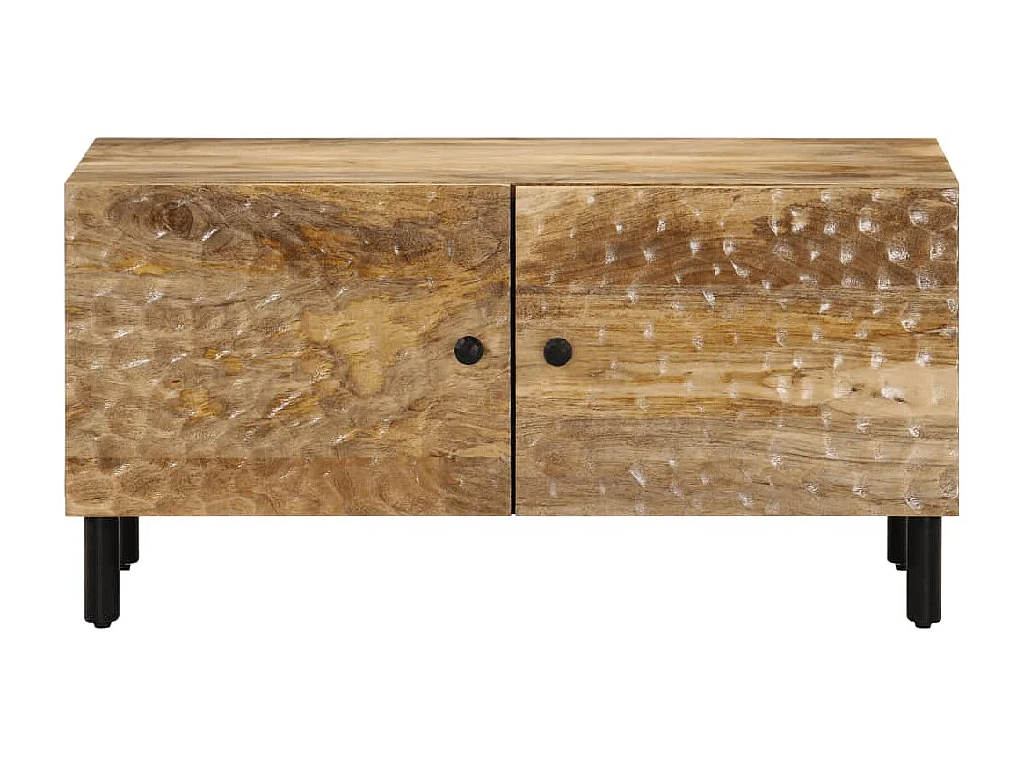 Mesa de centro 80x50x40 cm madeira de mangueira maciça