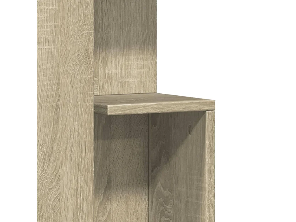 Table d'appoint chêne sonoma 35x35x60 cm bois d'ingénierie