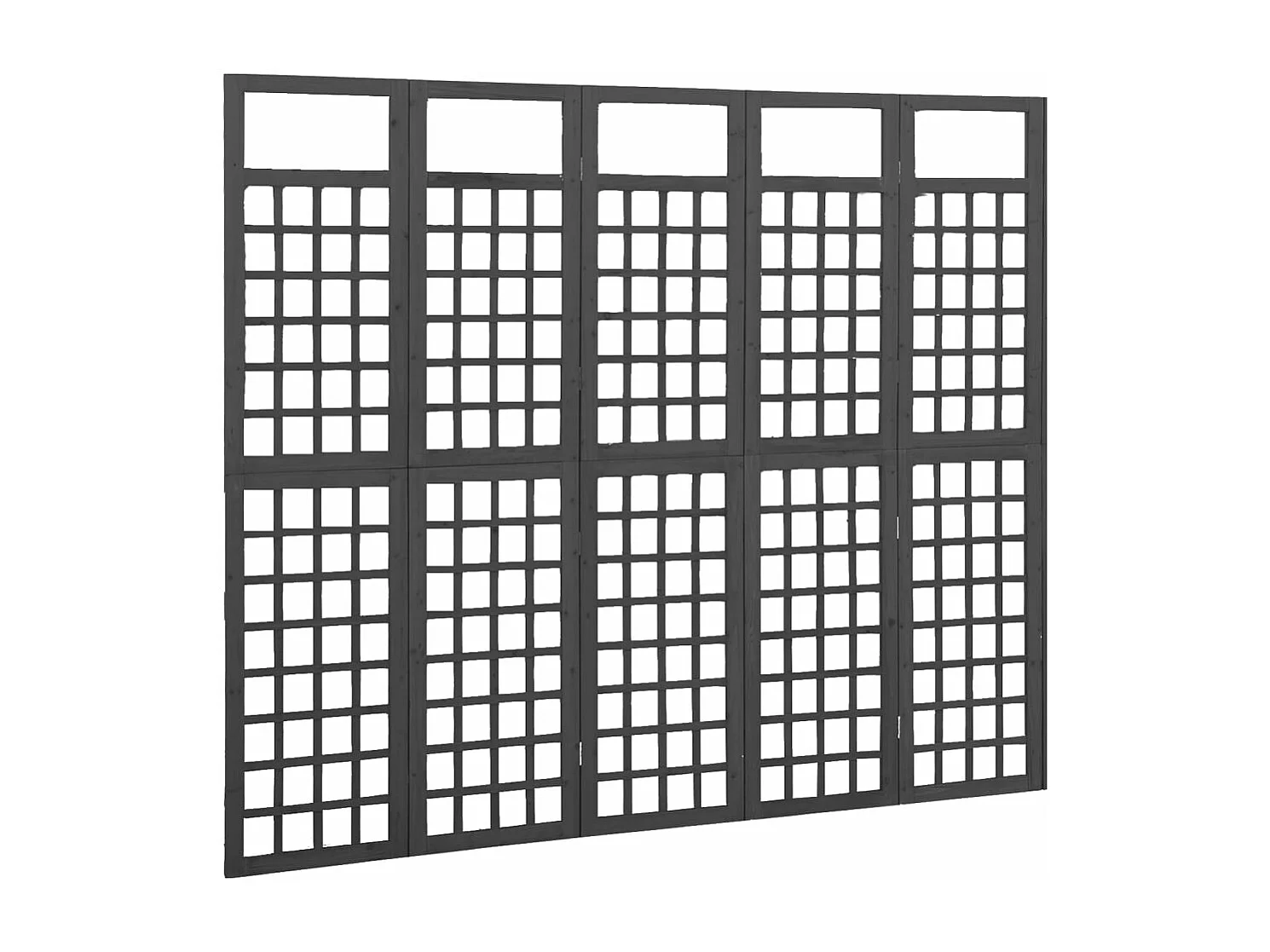 Tabique de 5 paneles/enrejado de madera maciza de abeto