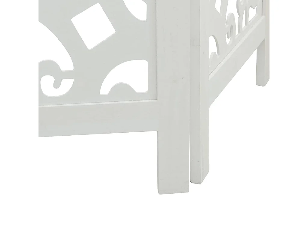 Tabique 6 paneles madera maciza de paulonia blanca