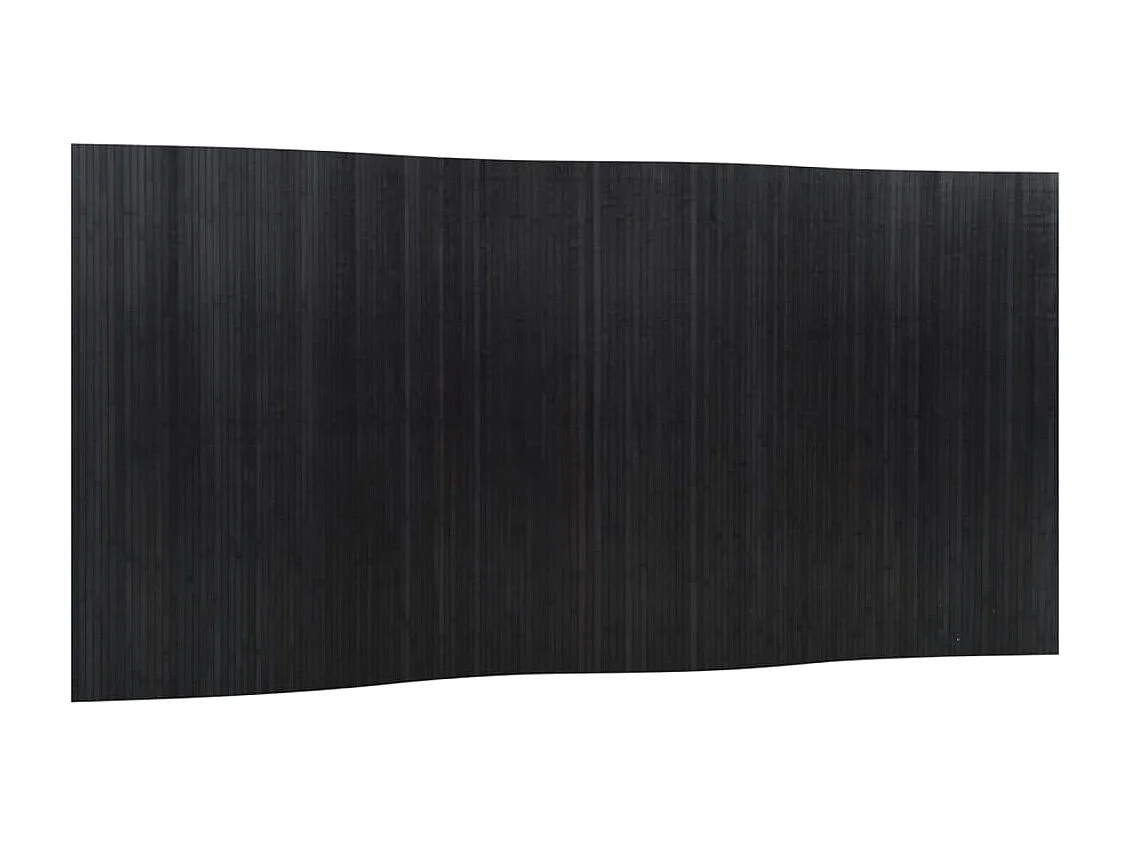Divisória preta 165x400 cm bambu