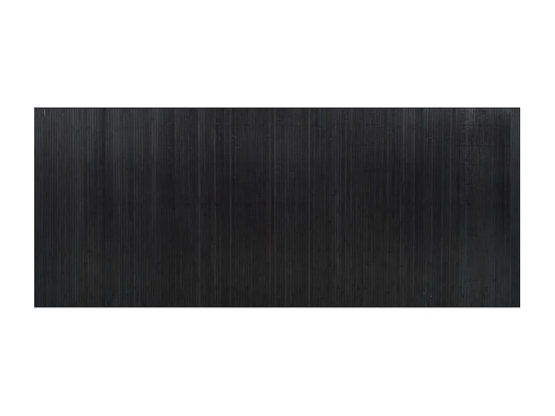 Divisória preta 165x400 cm bambu