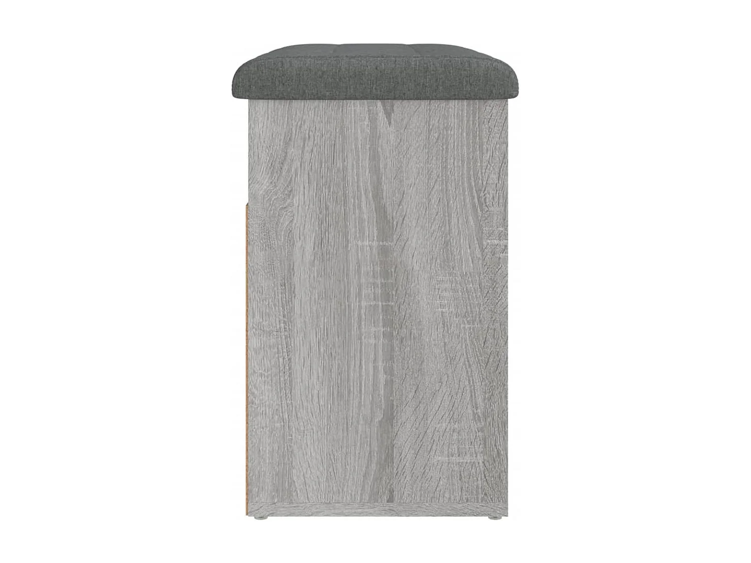 Banc à chaussures sonoma gris 62x32x50 cm bois d'ingénierie