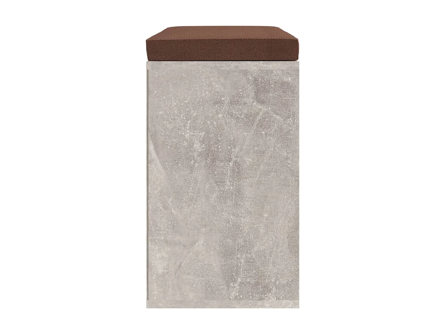 Banco zapatero Gris hormigón 103x30x48 cm Madera contrachapada