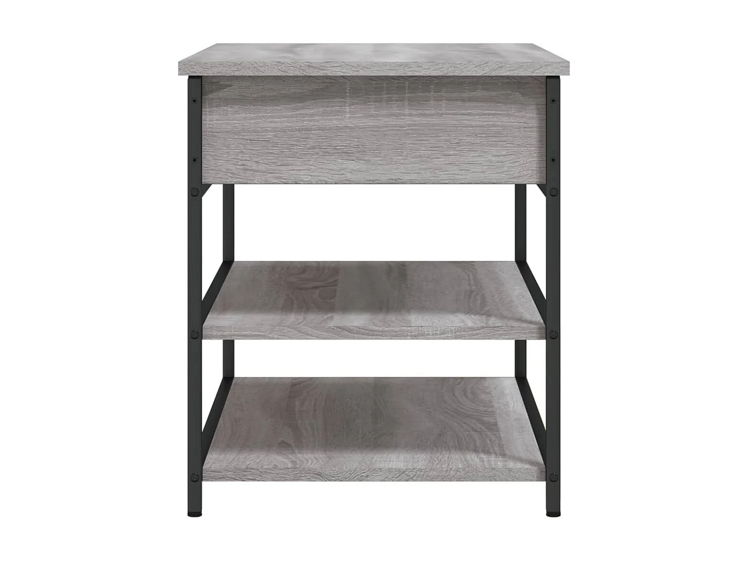 Banc à chaussures sonoma gris 70x42,5x50 cm bois d'ingénierie