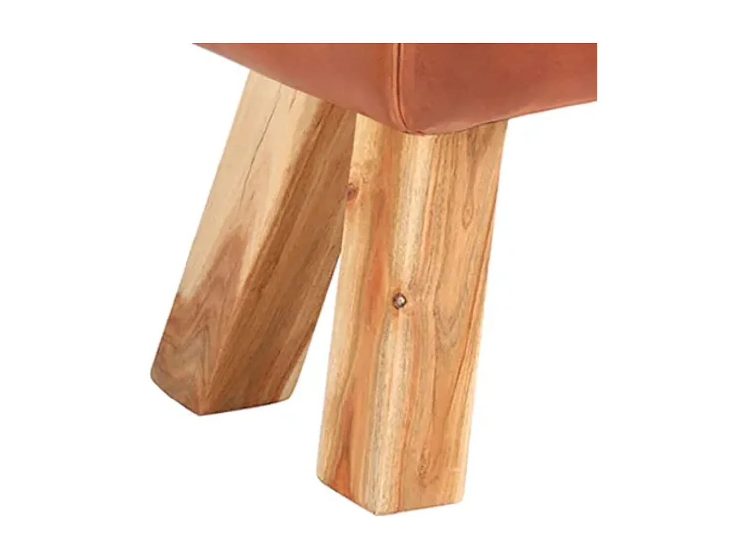 Banc cheval d'arçon vintage Cuir véritable de chèvre