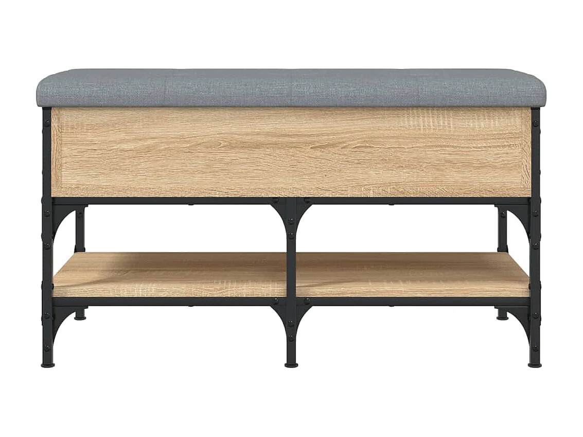 Banc à chaussures chêne sonoma 82x42x45 cm bois d'ingénierie
