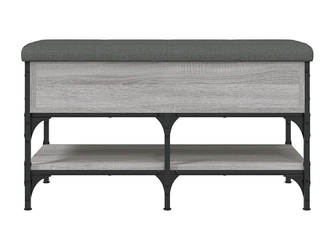 Banc à chaussures sonoma gris 82x42x45 cm bois d'ingénierie