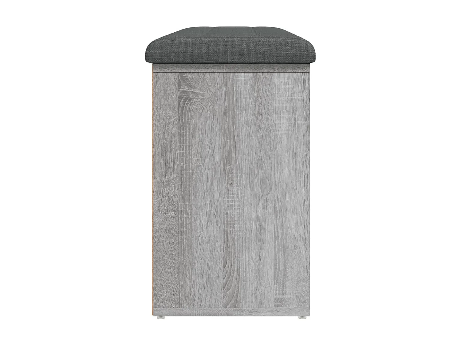 Banc à chaussures sonoma gris 102x32x50 cm bois d'ingénierie