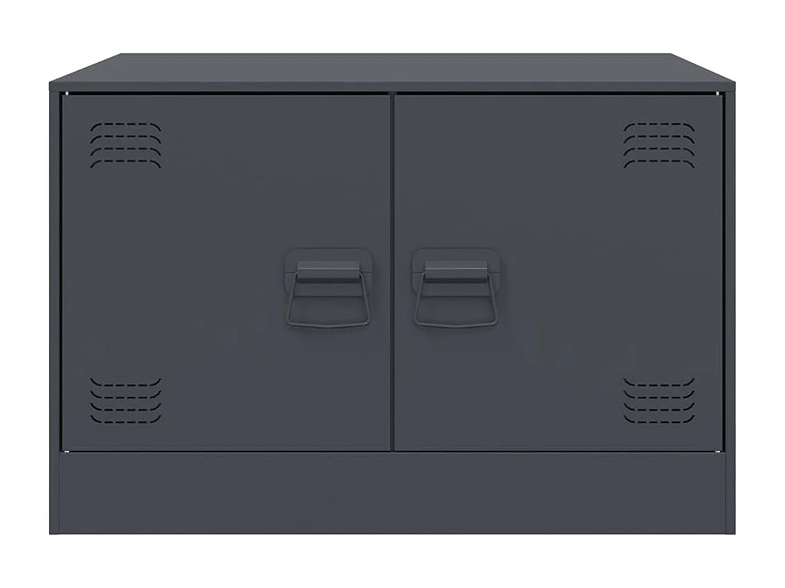 Mesa de centro 67x50x44 cm aço antracite