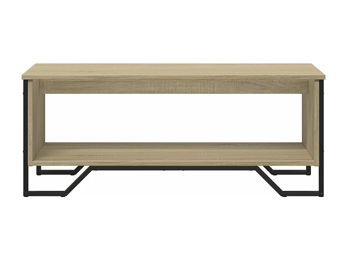 Table basse chêne sonoma 100x51x40 cm bois d'ingénierie