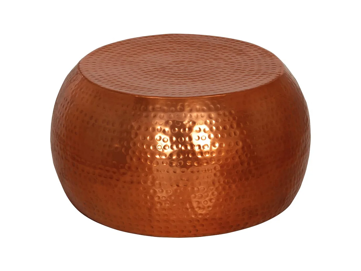 Table basse laiton Ø55x28 cm aluminium