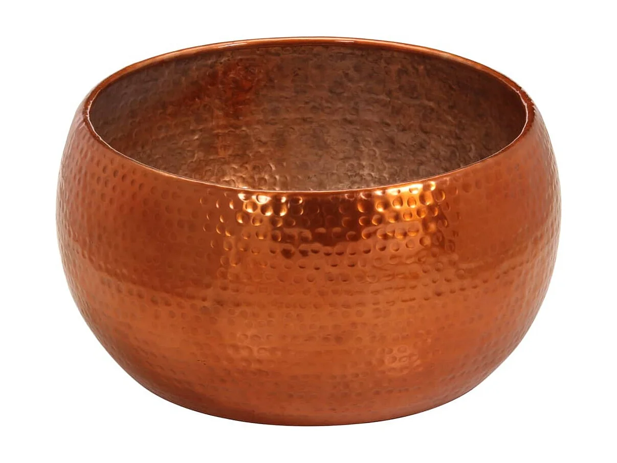 Tavolino da Salotto in Ottone Ø55x28 cm in Alluminio