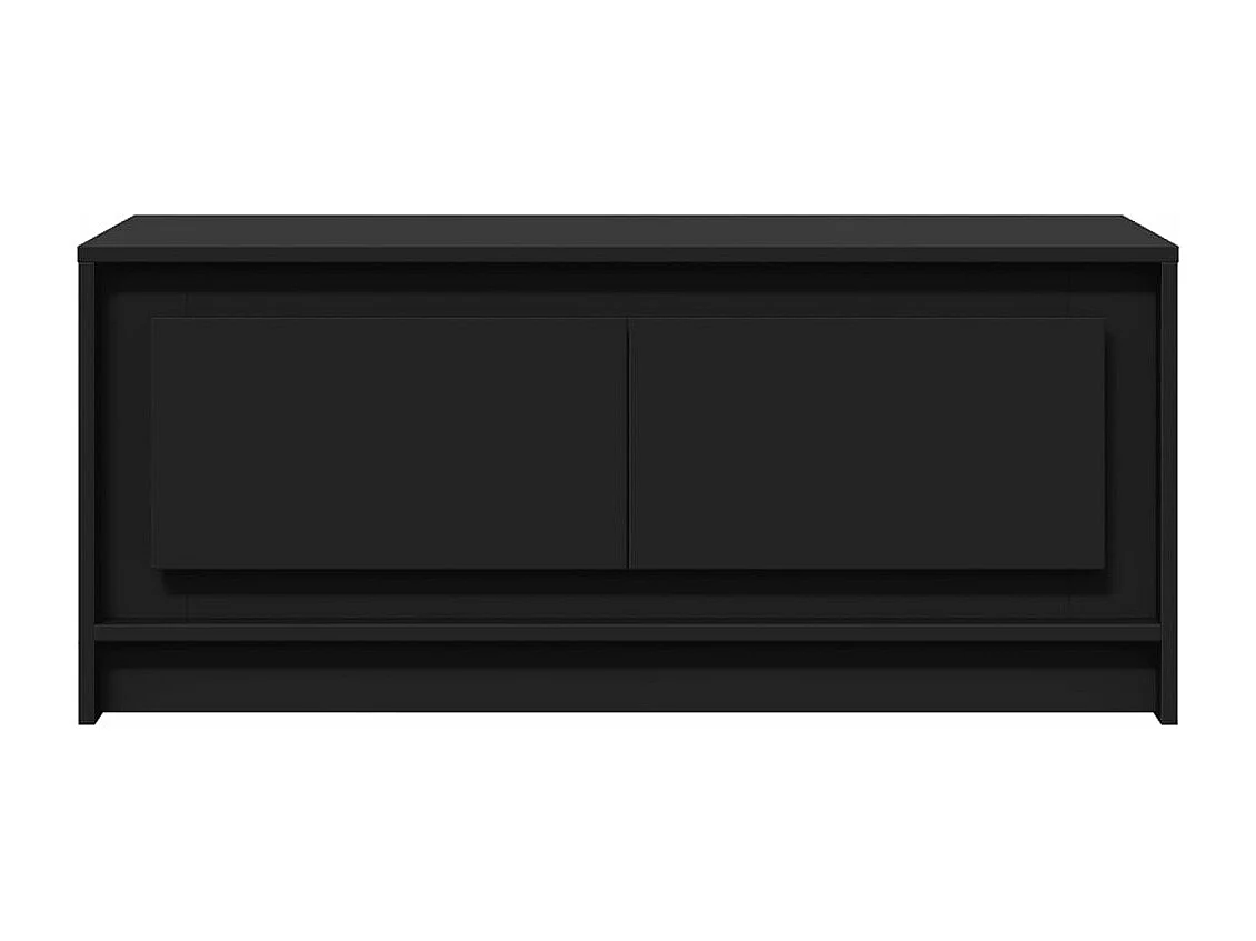 Tavolino da Salotto con Luci LED Nero in Truciolato